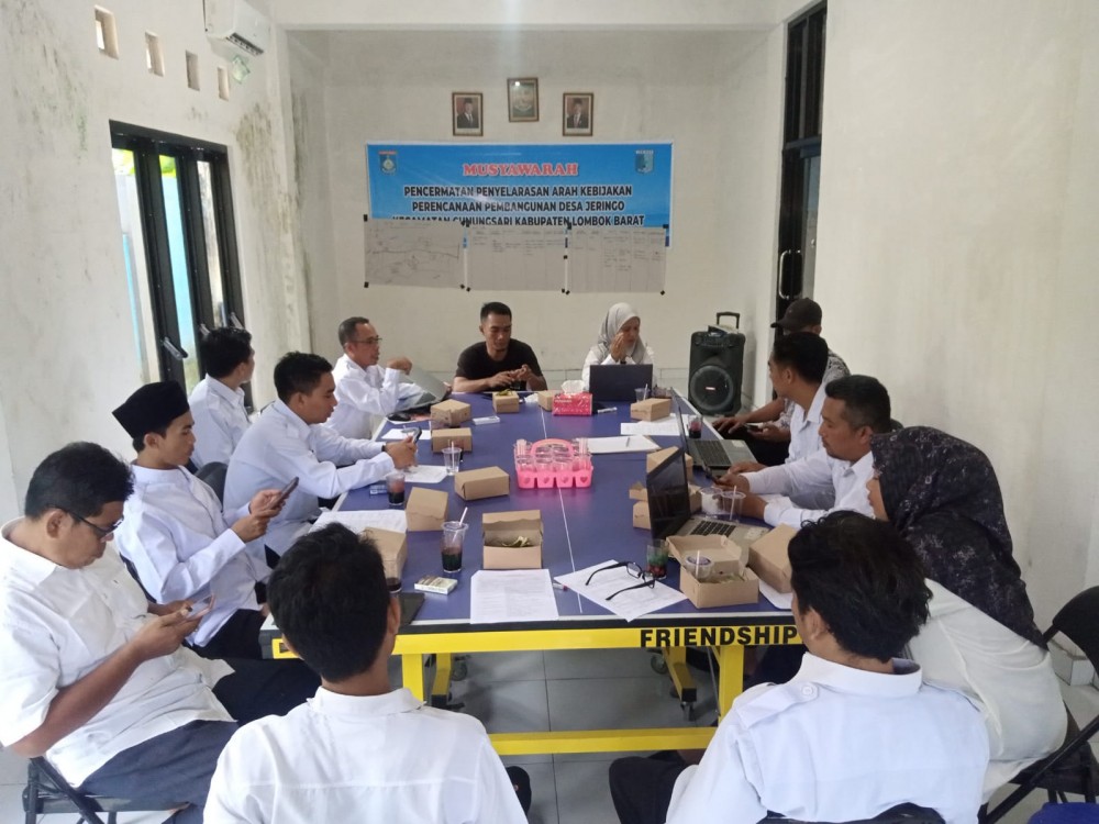 Musyawarah Pencermatan Hasil Penyelarasan Arah Kebijakan Perencanaan Pembangunan Desa